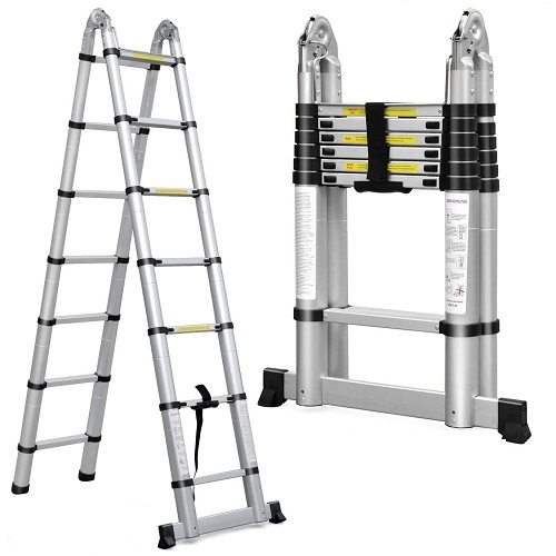 2.2M Double Telescopic Ladder