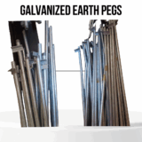 Galvanized Iron Earth Pegs