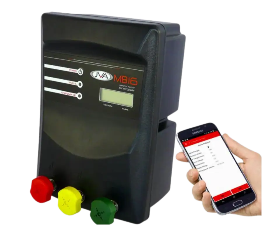 JVA MB16 Electric Fence Energizer - P. S. L JVA MB16 Electric Fence Energizer