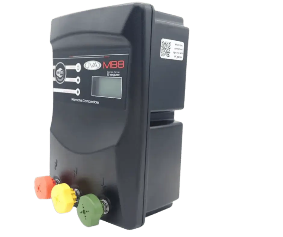 JVA MB8 Electric Fence Energizer - P. S. L JVA MB8 Electric Fence Energizer