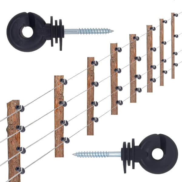 Electric Fence Screw on insulator